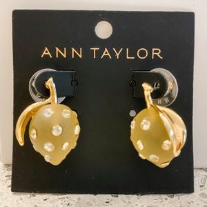 Ann Taylor Lemon Earrings